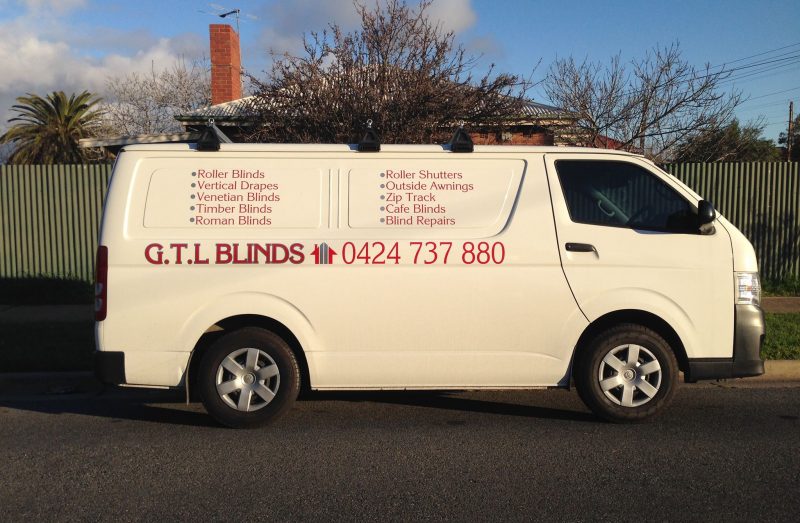 GTL Blinds Van